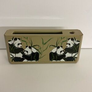 Lacquerware Tom Taylor Desk Organizer Panda Bear